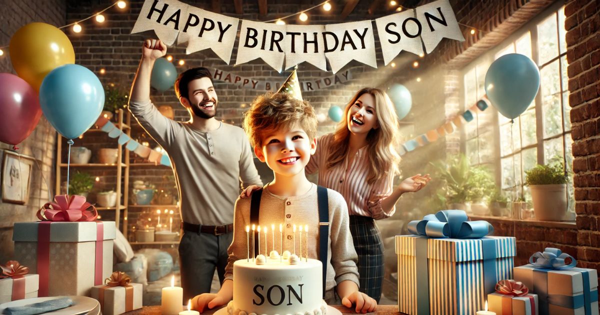 150 Happy Birthday Wishes for Son. Messages, quotes, images