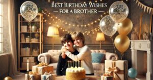 70+ Best Birthday Wishes for a Brother | in quotes, images etc.
