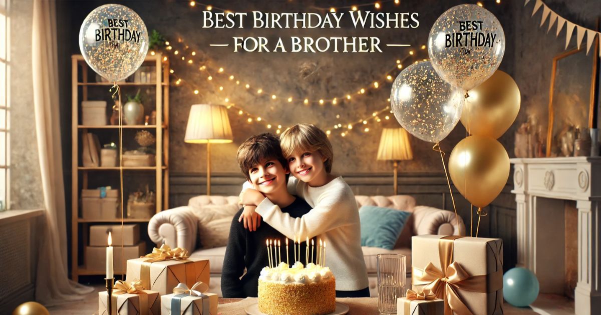 70+ Best Birthday Wishes for a Brother | in quotes, images etc.
