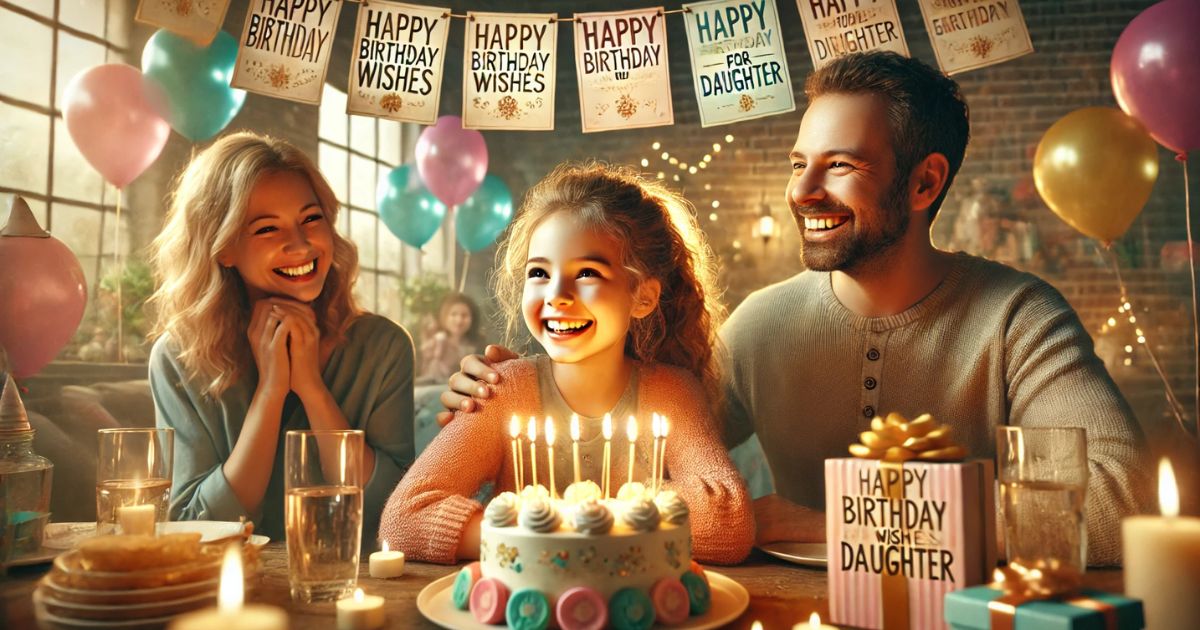 70+ Happy Birthday Wishes for Daughter. Messages, quotes, images