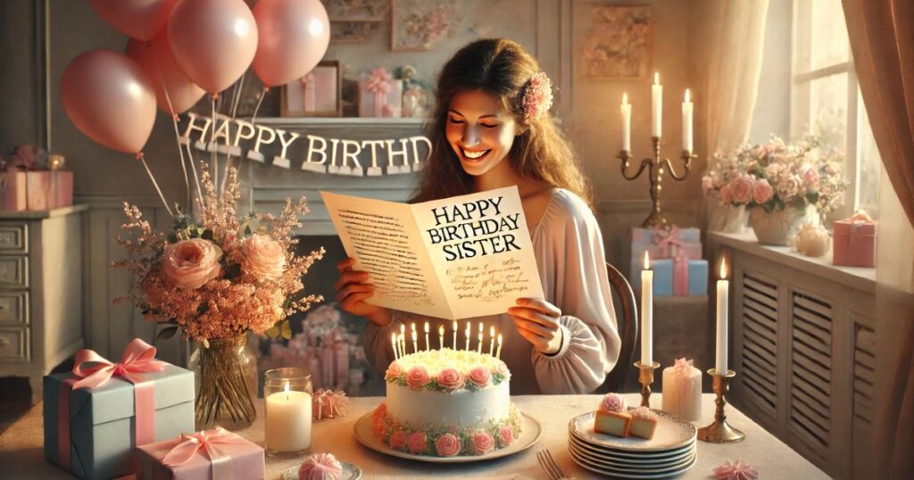 Birthday poems and verses for a Sister