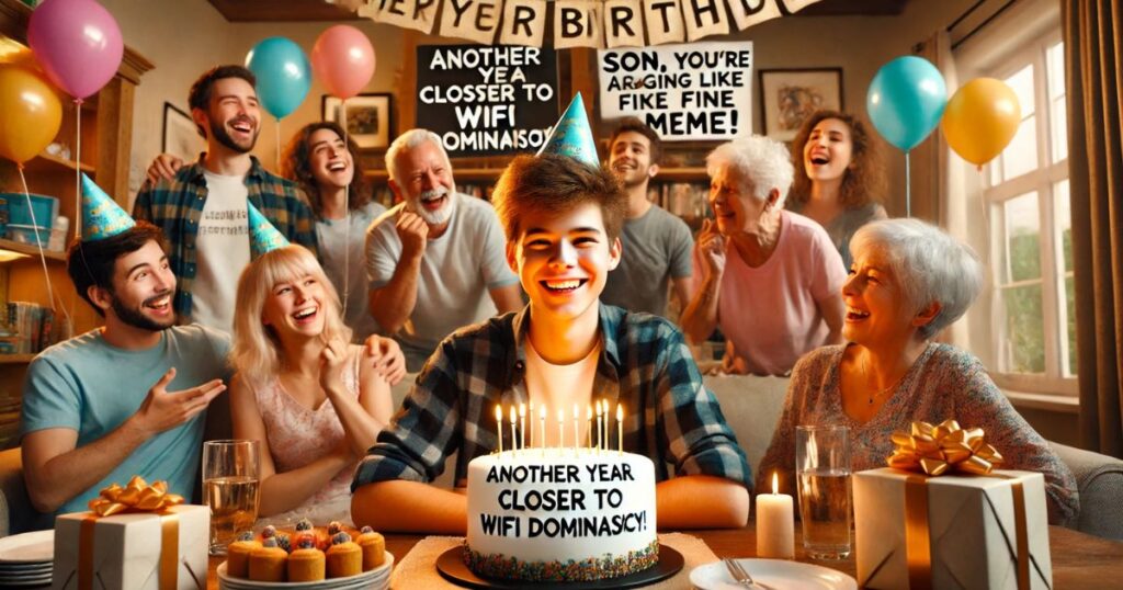 Funny birthday wishes for son