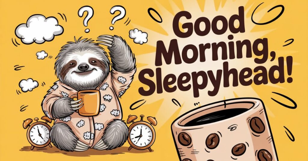 Funny good morning greetings