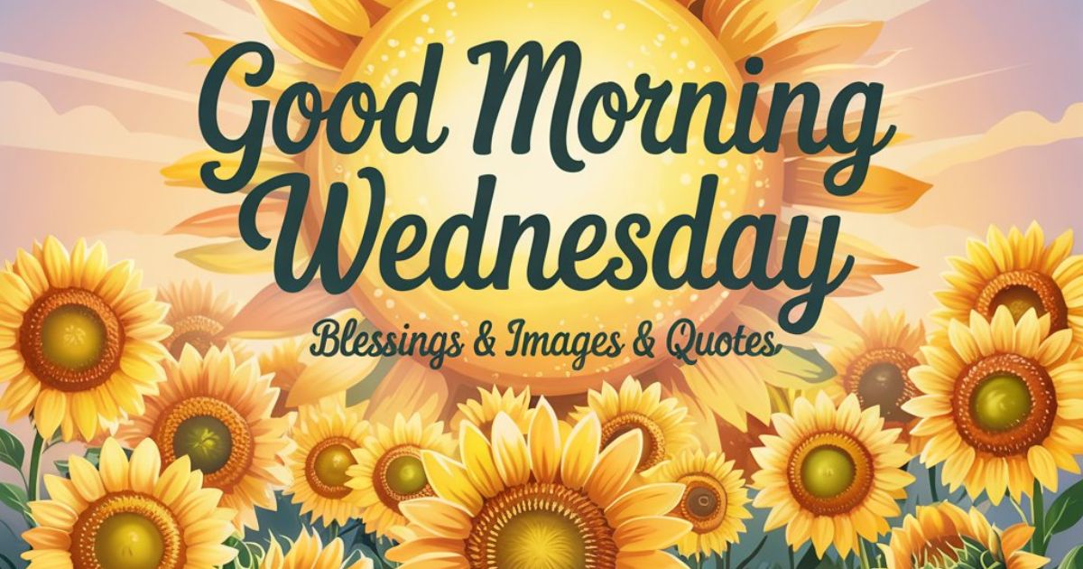Good Morning Wednesday Blessings & Images & Quotes