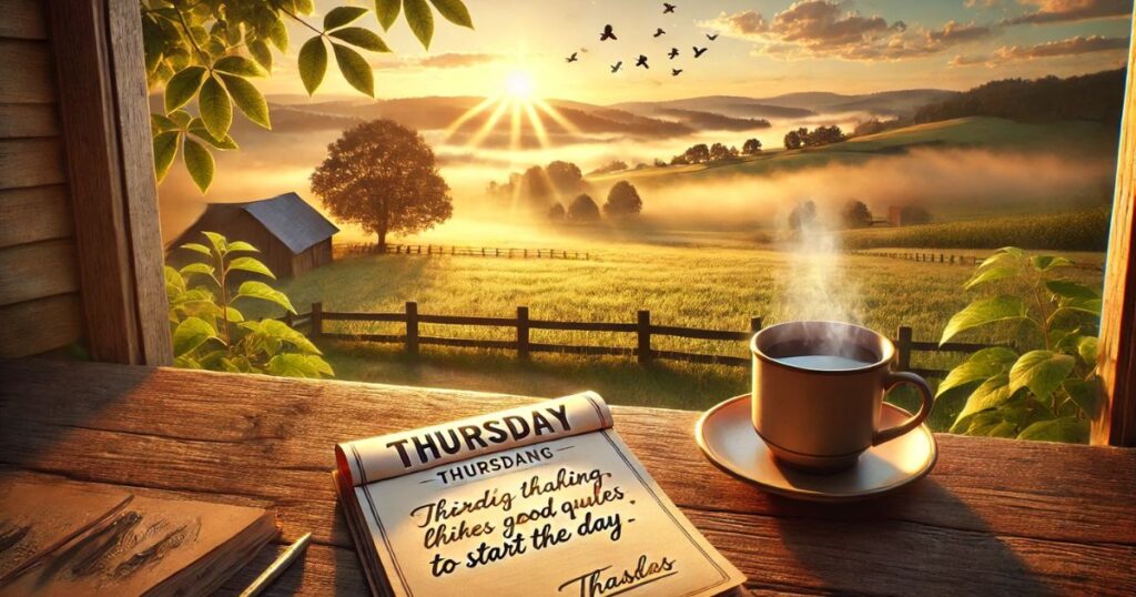 Good Quotes for Thursday Morning