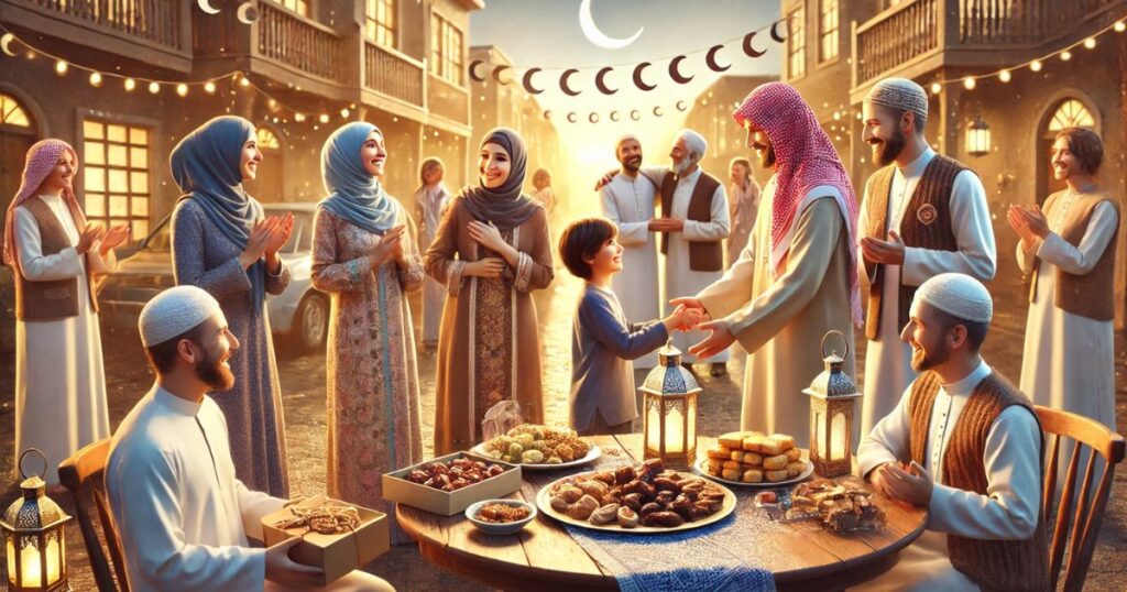 How do you wish for Eid al-Fitr