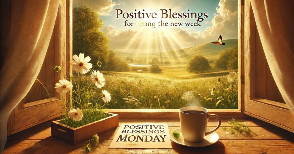 Positive blessings for Monday and Week