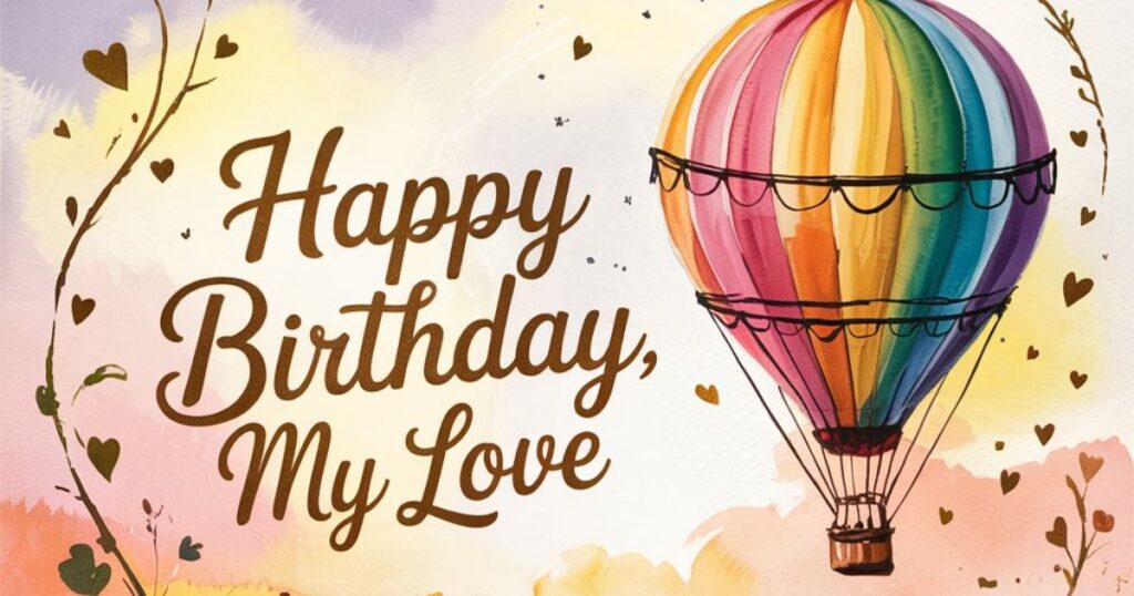 Romantic birthday wishes for your husband