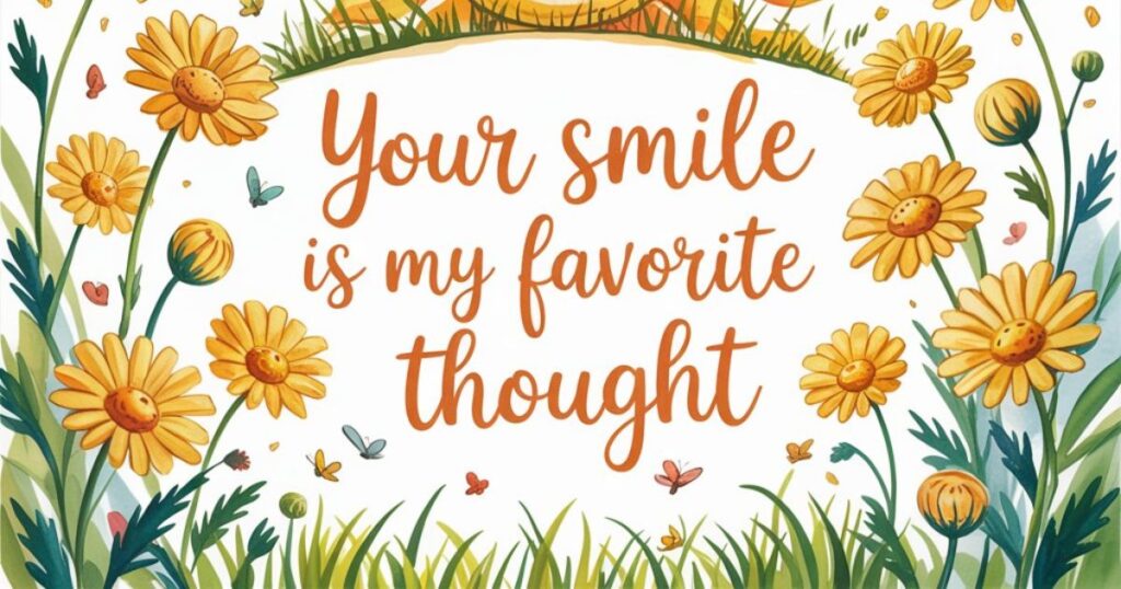 Your Smile Is My Favorite Thought