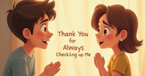33+ Ways to Say “Thank You for Always Checking Up on Me” (Messages)