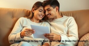 37+ Sweet Things to Say to Your Girlfriend to Make Her Blush