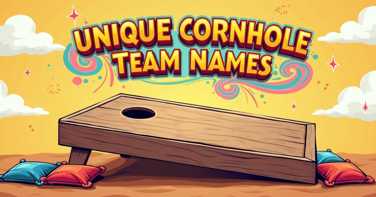 80+ Unique Cornhole Team Names That Stand Out