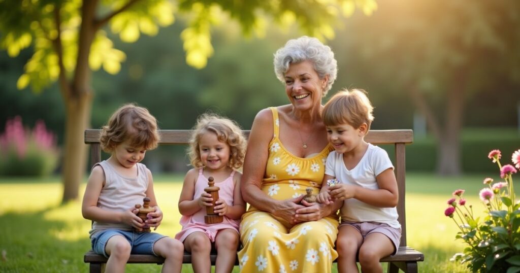 A grandchild’s laughter is sunshine to the soul