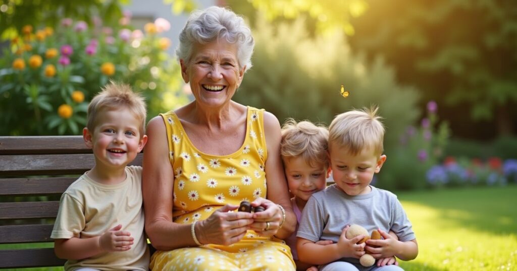 Grandchildren are like flowers