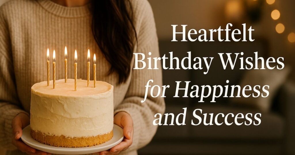 Heartfelt Birthday Wishes for Happiness and Success 