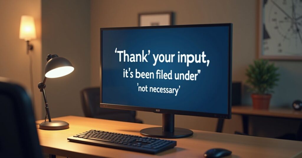 Thanks for your input, it’s been filed under ‘not necessary