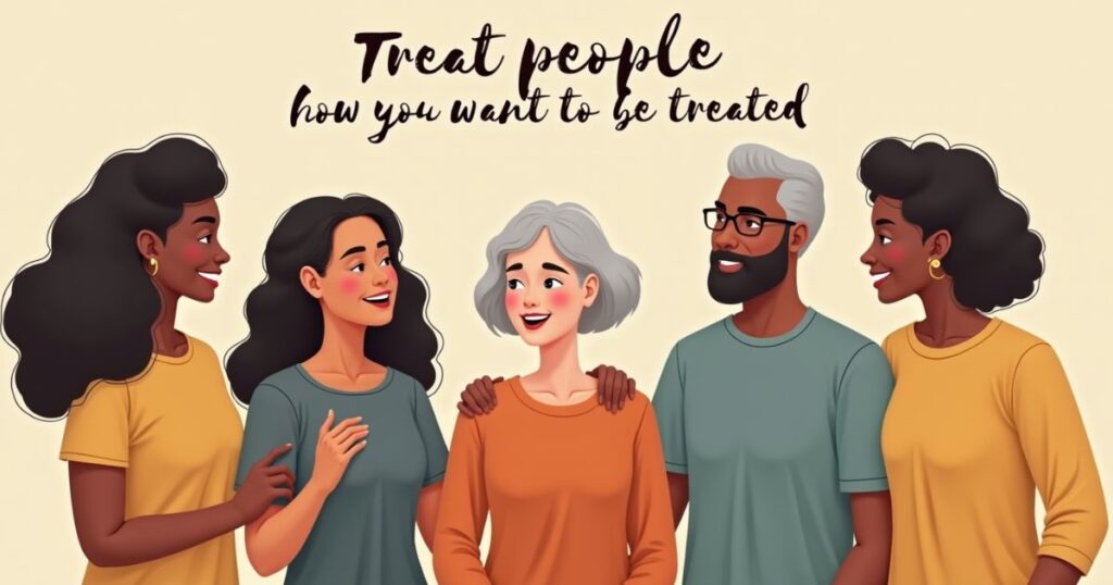 Treat people how you want to be treated