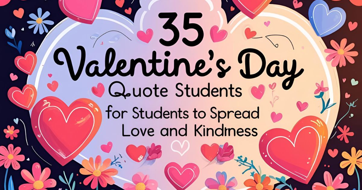 35 Valentine’s Day Quotes for Students to Spread Love and Kindness