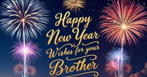 Happy New Year Wishes for Your Brother