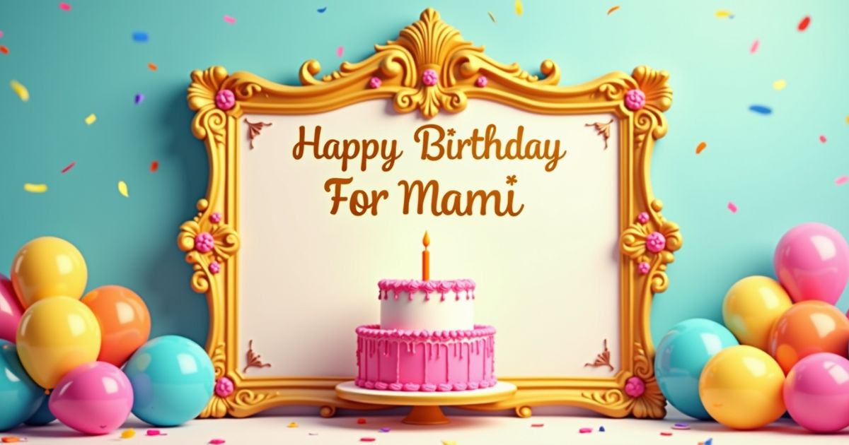 Happy Birthday Wishes For Mami
