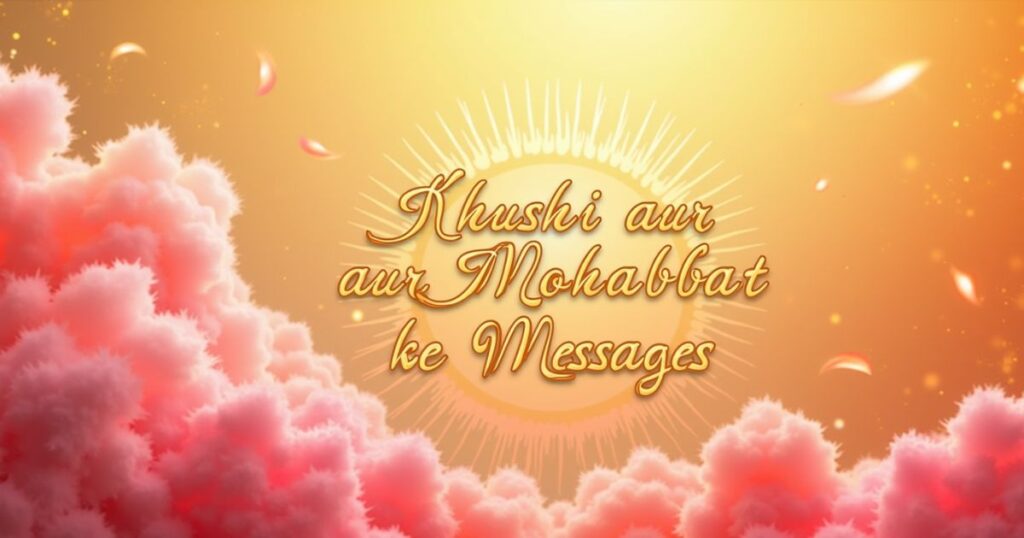 Khushi aur Mohabbat ke Messages