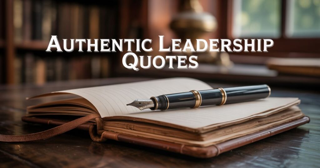 Authentic Leadership Quotes