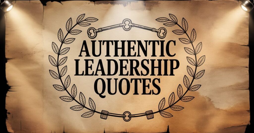 Authentic Leadership Quotes