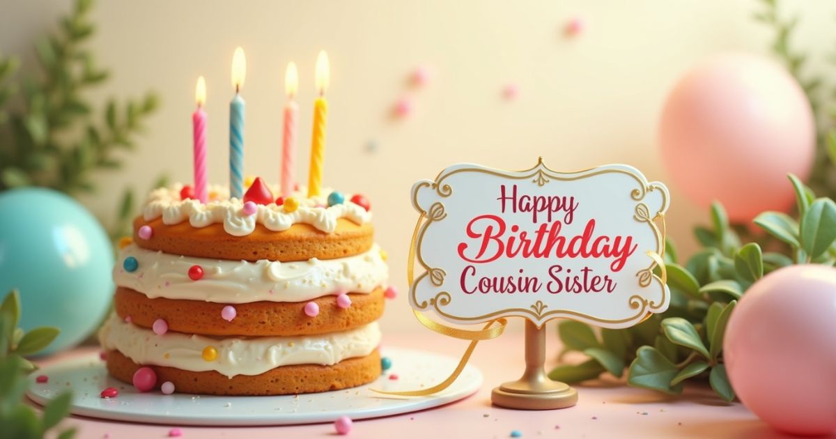 Birthday Wishes for Cousin Sister