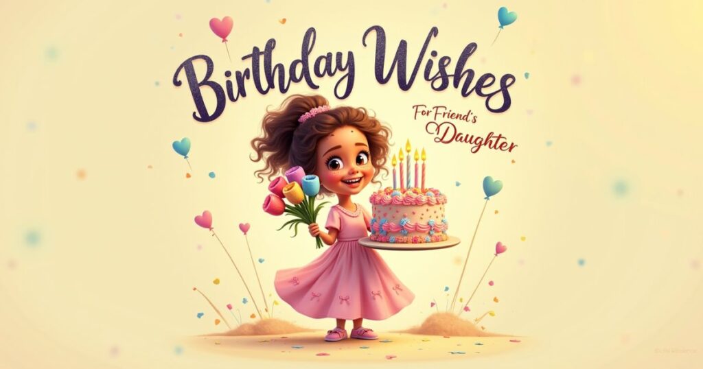 First Birthday Wishes for Friend’s Daughter