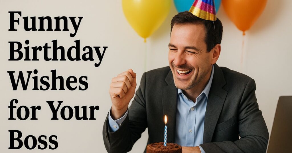 Funny Birthday Wishes for Your Boss