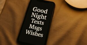 Good Night Texts Msgs Wishes