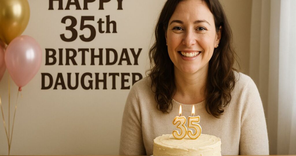 Happy 35th Birthday Daughter