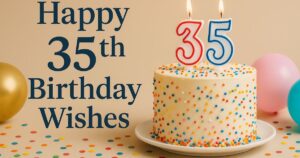 Happy 35th Birthday Wishes