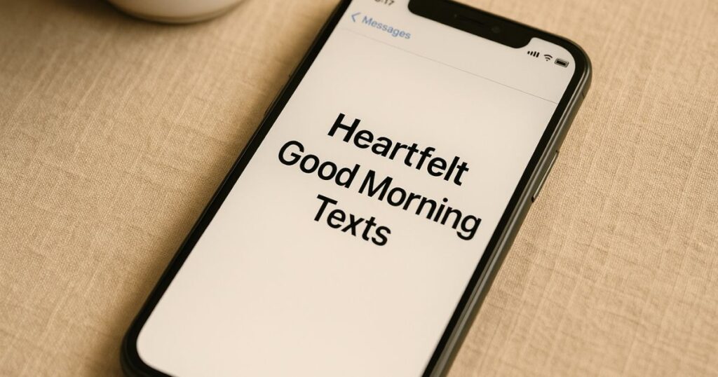 Heartfelt Good Morning Texts