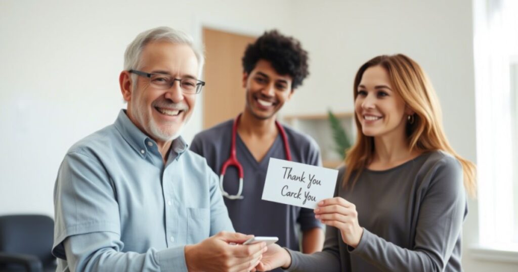 Thank You Message to Physical Therapist After Recovery