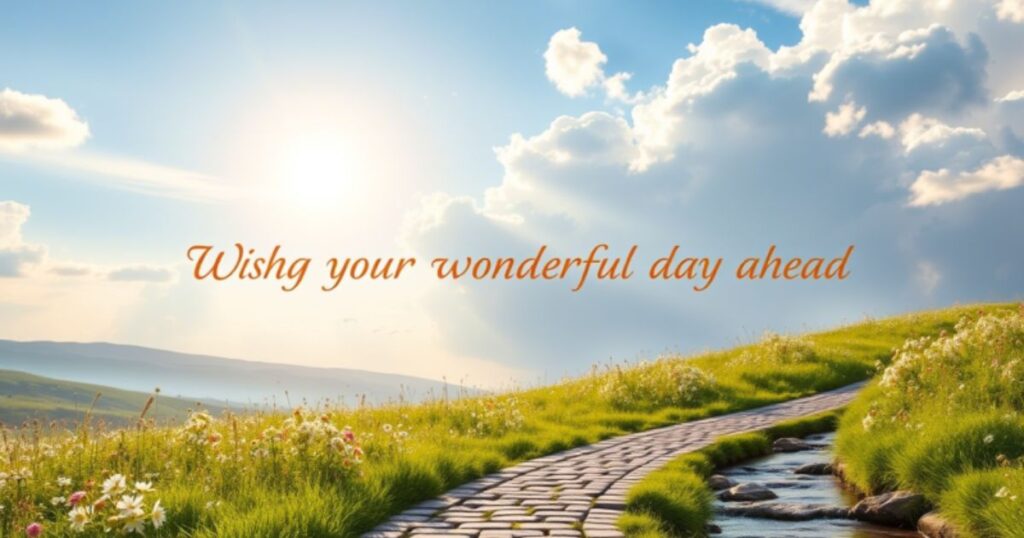 Wishing You a Wonderful Day Ahead